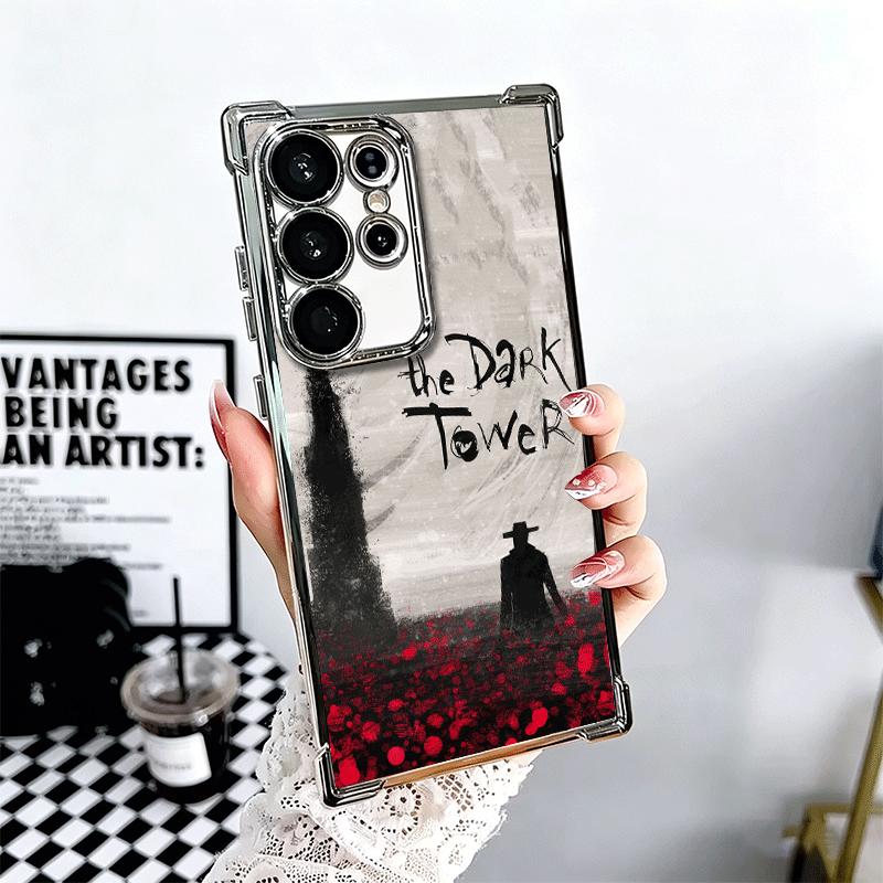 Stephen King The Dark Tower Soft Phone Case For Samsung Galaxy S26 Ultra S25 Edge S24 FE S23 Plus S22 S21 + S20 Plating Anti-Fal