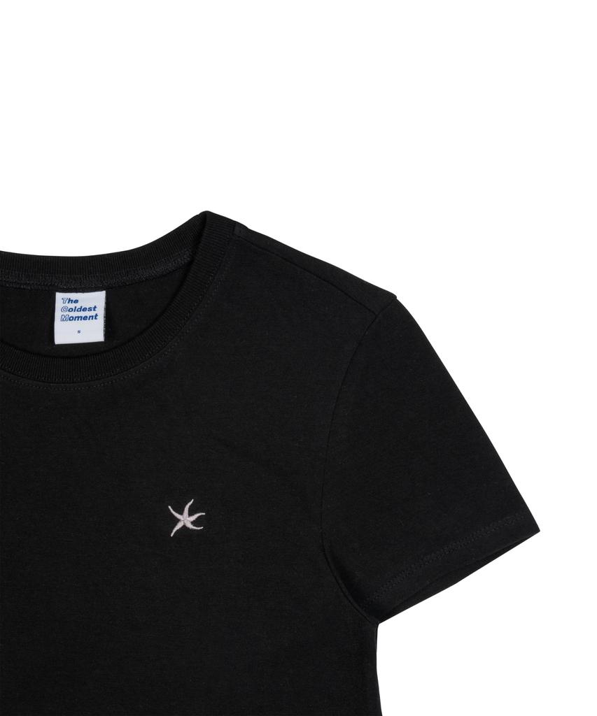 THE COLDEST MOMENT (W) Tcm Mini Logo Curved T (Black)