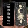 Für Samsung Galaxy M22 F22 Hülle Samsung M22 F22 4G SM-M225F E225F Mode Mond Design Weiches Silikon Schutzhülle Handyhüllen