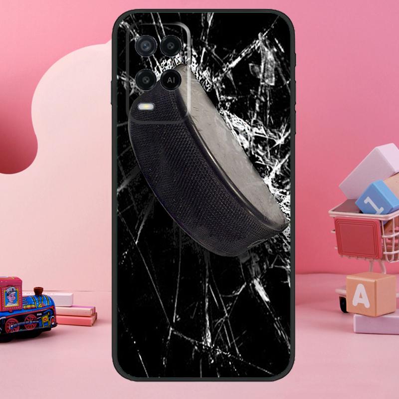 Play Ice Hockey Case For Oppo A78 A38 A18 A98 A58 A60 A80 A40 A96 A76 A16 A94 A74 A54 A15 A17 A57 A77 A5 Pro