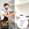 12pcs Shelf Support Pins with Screws, Plastic Kitchen Cabinet Shelving Pegs for IKEA Part #101558 (Pax & Komplement) Durable Furniture Hardware