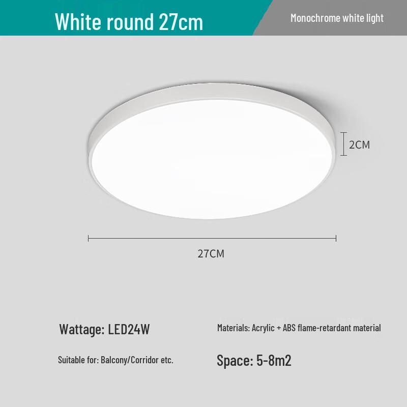 MengPao Three-Proof Ultra-Thin LED Ceiling Light