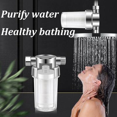 Household Water Purifier Universal Shower Head To Remove Residual Chlorine Pre-filter with Replaceable Core Filter PP Cotton