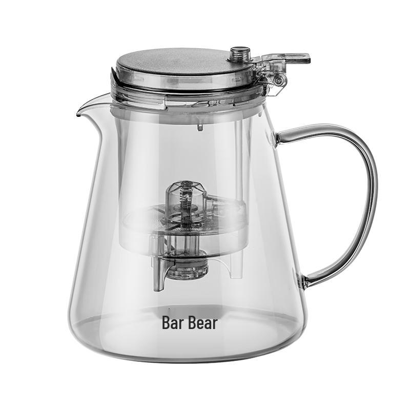 BEAR Borosilicate Glass Tea Infuser Teapot