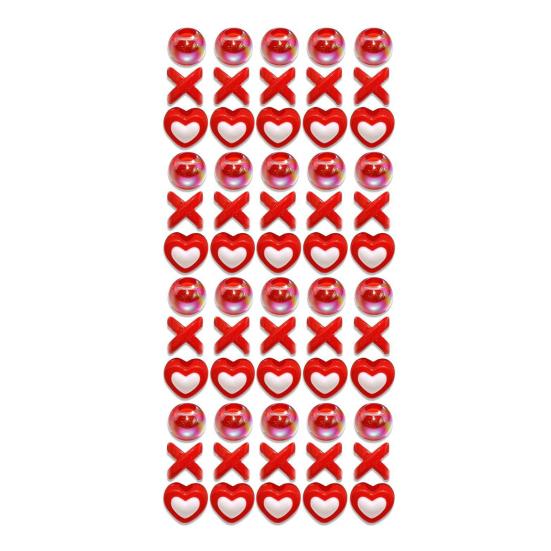 60Pcs Braid Hair Accessories, Heart Letter Shape Hair Rings, Large Hole Design Hair Beads for Thick Braids Dreadlocks Multi-Strand Hair DIY