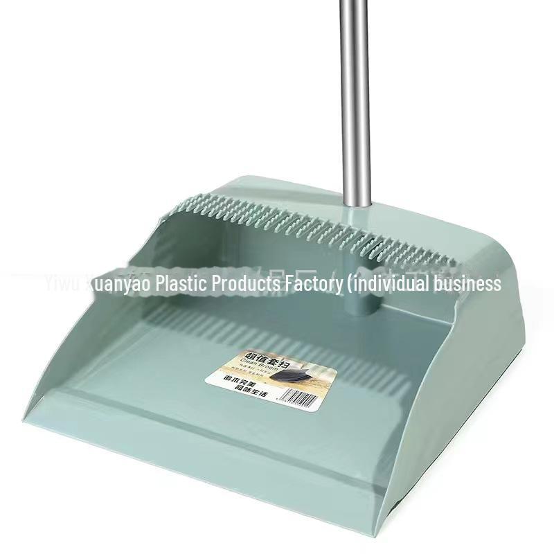 Besen- und Kehrschaufel-Set mit weichen Borsten – Antihaftbeschichtung zum Haarefegen für Küche und Bad