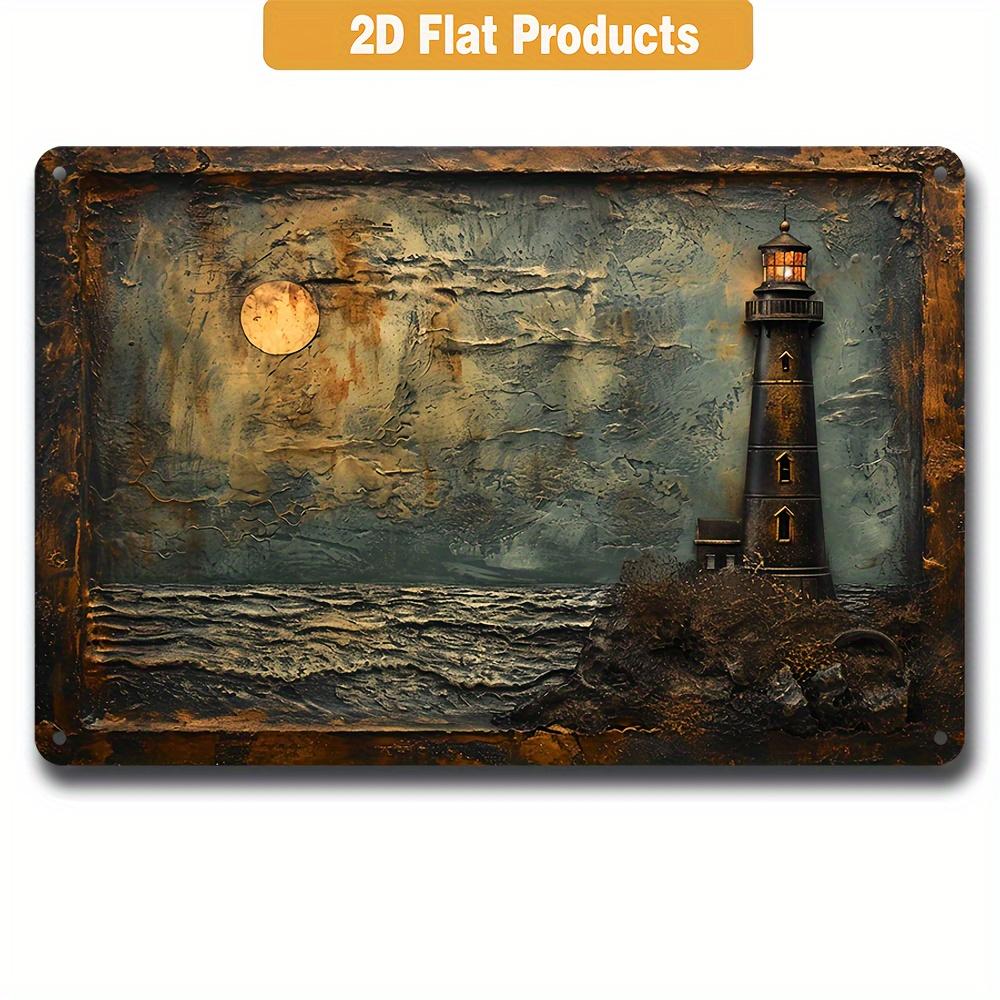 FJ Vintage Decor Metal Tin Signs 2D Flat Printing Retro Posters Room Decoration Home Bar Pub Club Wall Art Decor