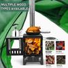Wood Burning Stove, Folding Portable Wood Stove, Tent Stove for Heating, Camping Stove include