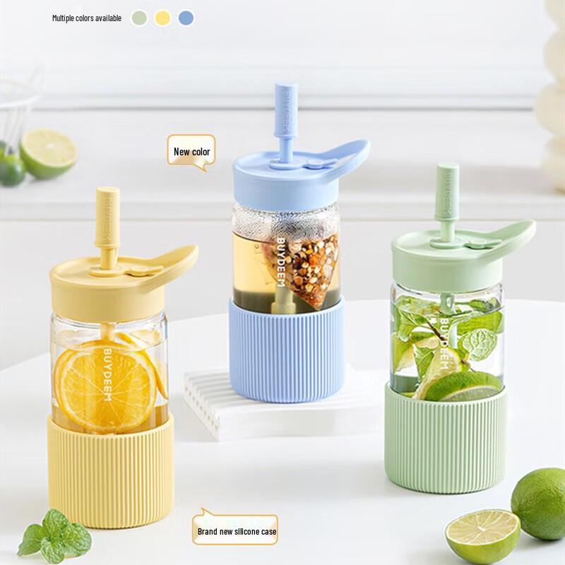 Buydeem DG425 Glass Straw Cup