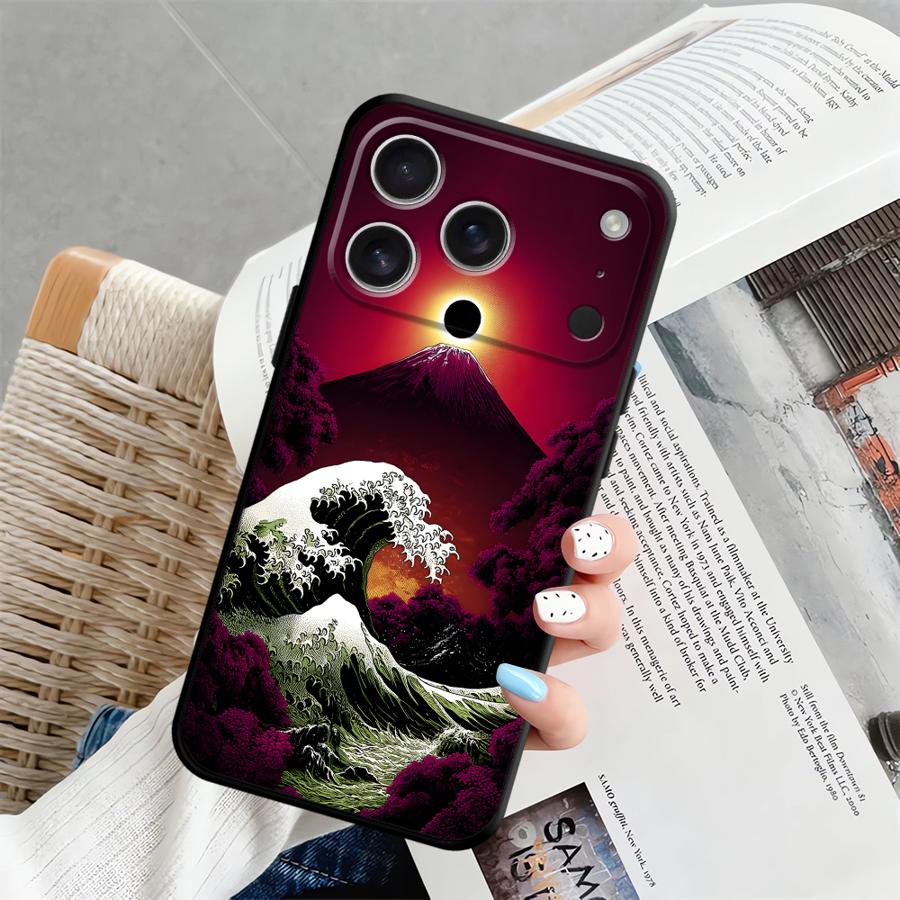 Funda Phone Cover Case for Apple iPhone 17 Pro Max 13 XR XS MAX 11 14 12 Air 16 15 Pro 7 8 Sunset Scenery