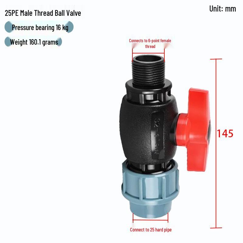 Quick Connect PE Pipe Fittings: Live Joint Tee, Elbow, Ball Valve - No Hot Melt Required