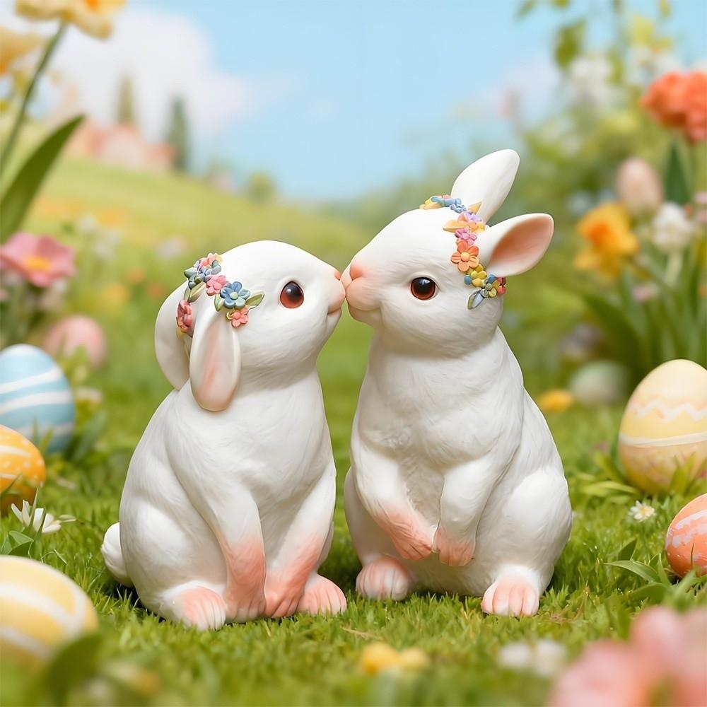 Cute Rabbit Silicone Mold Non-Stick DIY Animal Mold Concrete Craft Rabbit Soap Mold Gift Creating