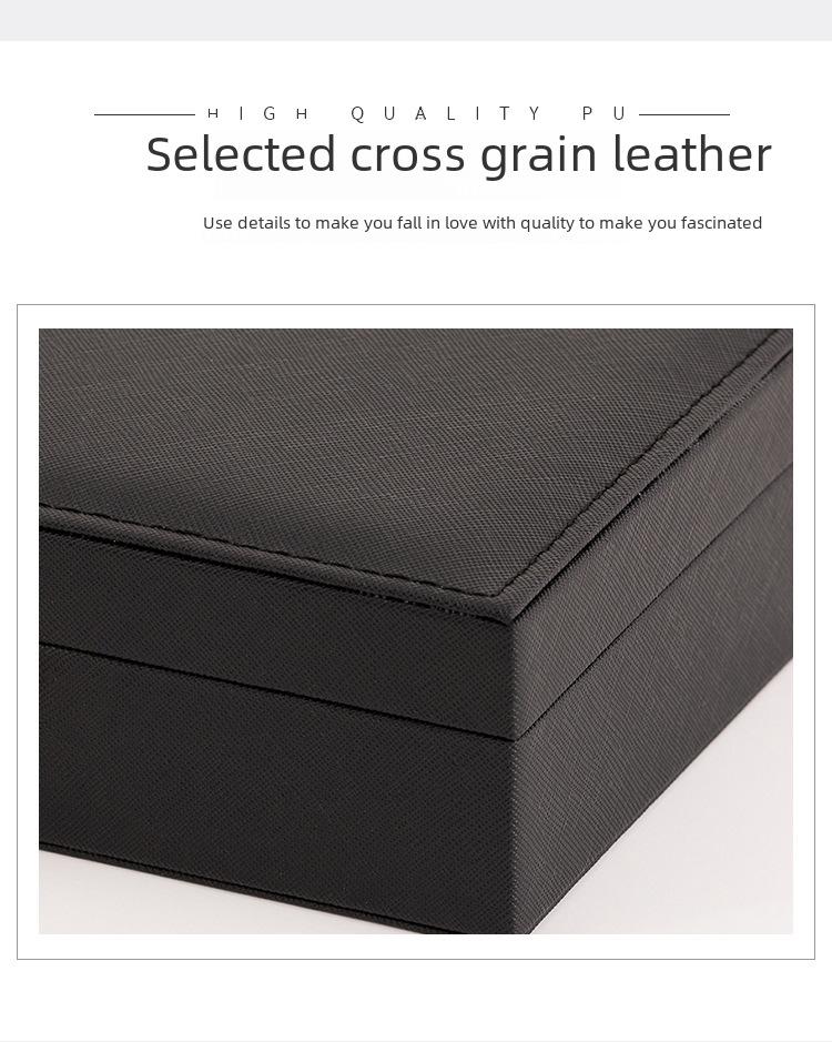 Portable Multifunctional Jewelry Organizer Box for Earrings, Rings, and Necklaces