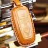 For Ford Raptor F150 Focus Forrest Mondeo Edge Car Leather Key Case Holder