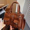 Soft Face Hand Bag Women's New High-value Foreign Shoulder Bag Fashion Niche Commuter Messenger Bag