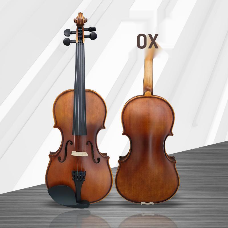 Gongyu Violin: Handmade Solid Wood Exam Level Violin for Adults and Children 1/8