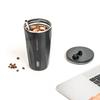 Stainless Steel Coffee Cups Vacuum Insulated Mugs Portable Large Capacity Ice Bar Thermal Cup with Silicone Rope Straw Water Cup