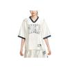 Sportbekleidung Bequeme Mode Weich Atmungsaktiv Kurzarm T-Shirt Damen Oberteile Off-White HJ0281-133