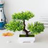 Plants Bonsai Three-Fork Pine Simulation Plant Home Office Room Table Decor Garden Arrangement  Ornaments Bonsai Potted Plants