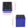 36pcs 6mm Carbon Steel Number Capital Letter Stamp Punch Set for Metal Wood Leather Plastic