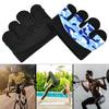 1 Paire Gants de Fitness Épaissis Perméables à la Sueur Anti-callosités Antidérapants Résistants à la Friction Quatre Doigts Gants d'Entraînement d'Haltérophilie Fourniture d'Extérieur