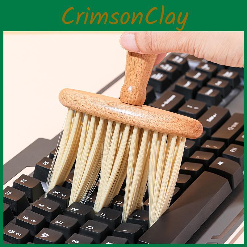 Cleaning Keyboard Precision Brush With Soft Nylon Bristles And Beechwood Handle For Removal Dust