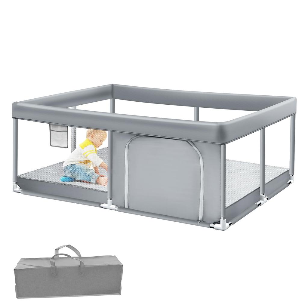 Areden Țarc de Joacă pentru Bebeluși Gard pentru Bebeluși Ușor de Spălat Lavabil și Pliabil Economisire Spațiu Utilizare Interior și Exterior Solid Durabil Copii Ușor