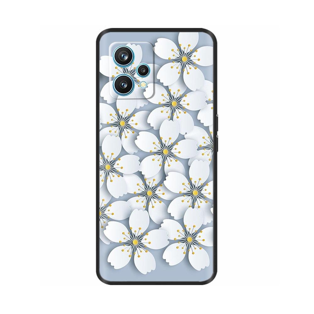 For Realme 9 Case Cover Lovely Plants Cartoon Cases for OPPO Realme 9 4G RMX3521 Realme9 Phone Case Soft Silicone fundas coque