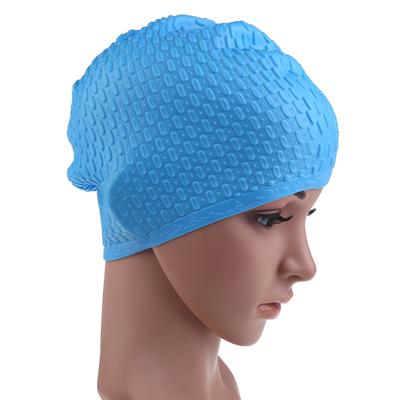 Silicone Swimming Cap Ear Protection Swimming Hat Waterproof Bathing Cap Sport Swim Cap for Long & Short Hair