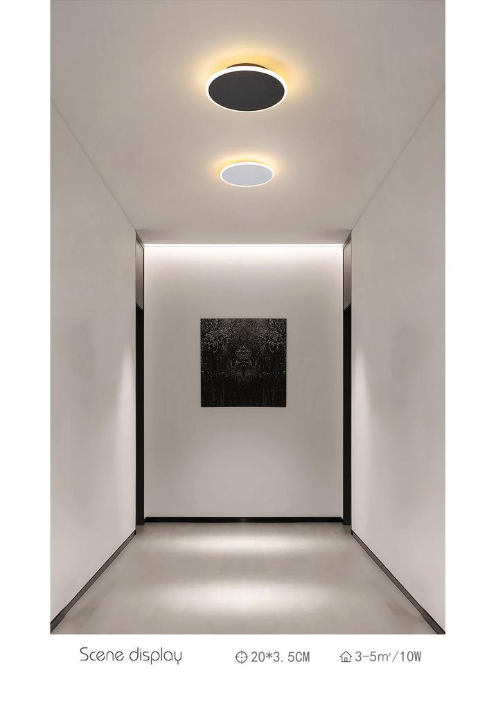 Nordic Style LED Round Wall Lamp - Bedroom, Living Room & Indoor Lighting