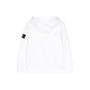 Stone Island Hoodie Ss23 Logo Patch Pullover Kids hoodies White 781661640-V0001