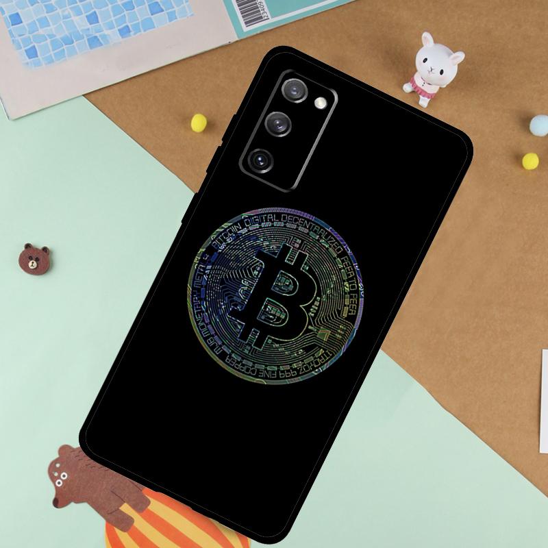 Bitcoin Soft Case For Samsung Galaxy S24 Ultra S9 S10 S20 S22 S21 Plus S23 FE S25 Ultra Funda Cover