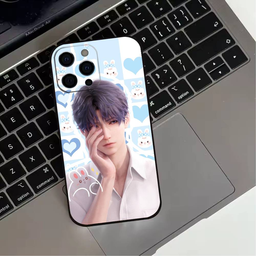 

L-Love And D-Deepspace Sylus Phone Case For iPhone 17,16,15,14,13,12,11 Plus,Pro Max,XS,Soft Silicone Black Cover iPhone17promax