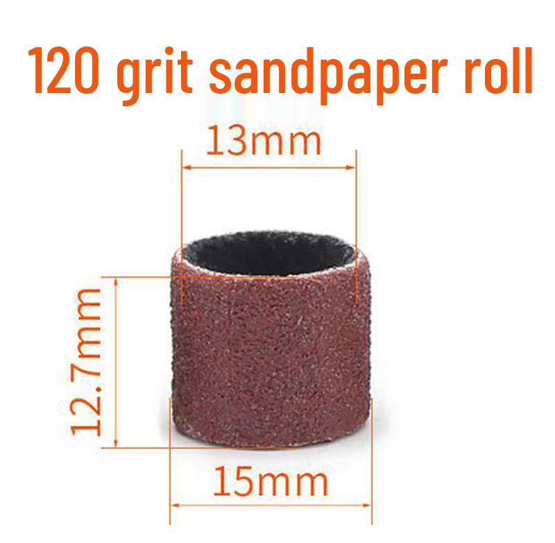 Sandpaper Ring Cloth Grinding Head for Woodworking and Carving Polishing