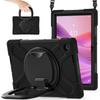 360 Rotating Kids Case Universal For Lenovo Tab S10 10.1" 2025 K10C TB-311FU TB-311XU Heavy Duty Stand Cover With Shoulder Strap
