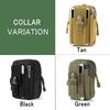 Belt Pouch for Tactical Airsoft Bag with Molle System Multi-functional Smartphones, Water-Repellent, (Green)