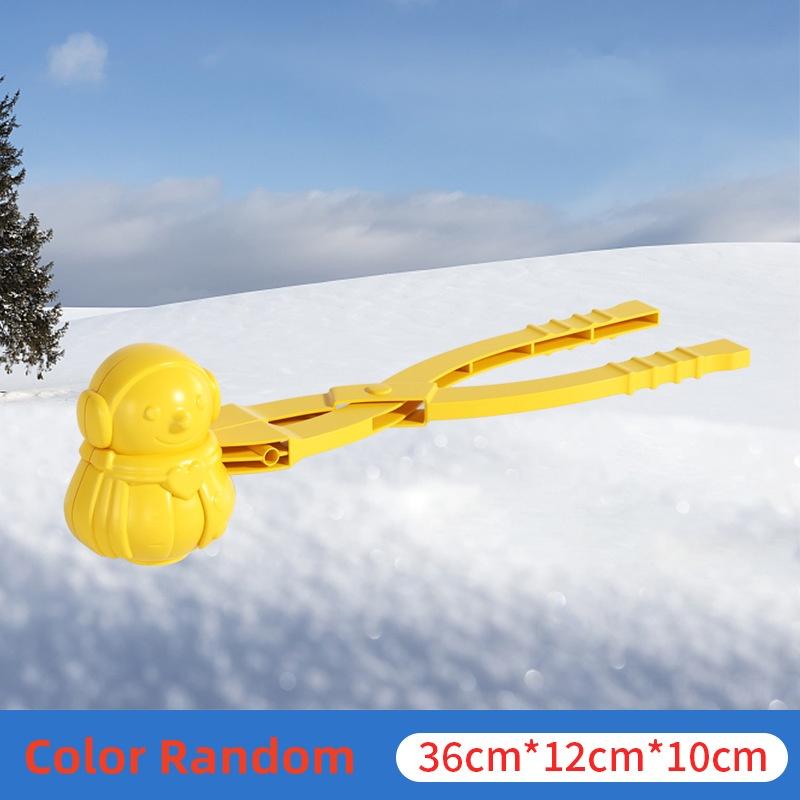 New Snow Toy Hot Selling Multiple Colors Snowball Clip Duckling Astronaut Mold Three Piece Set For Playing Snow Toy Clip