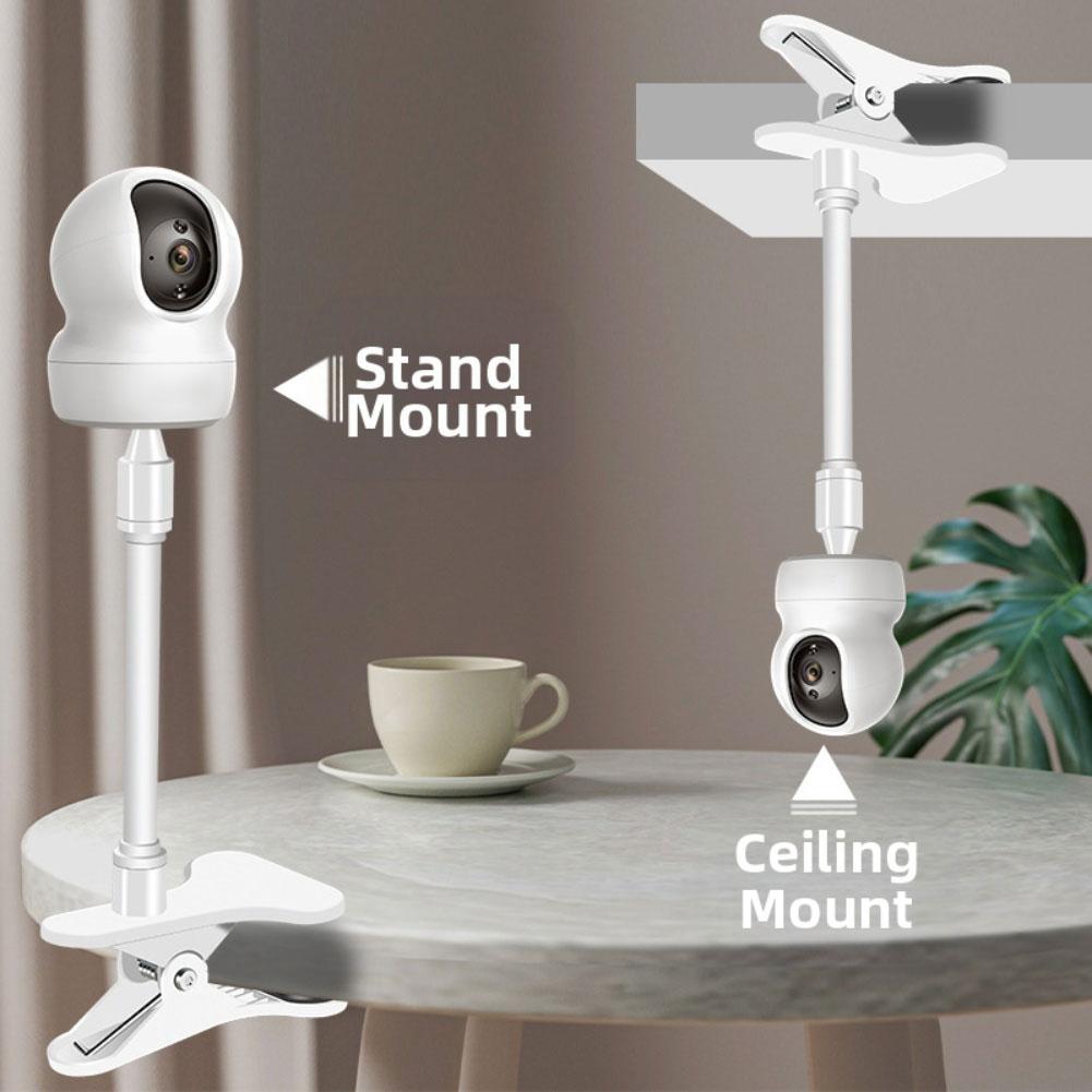 Taşınabilir Esnek Kamera Kelepçesi Bebek Monitörü Standı Delme Gerektirmeyen Web Kamerasız Stand TP-Link İçin Tapo C200/C210/C220/C201/C202/C211 İçin