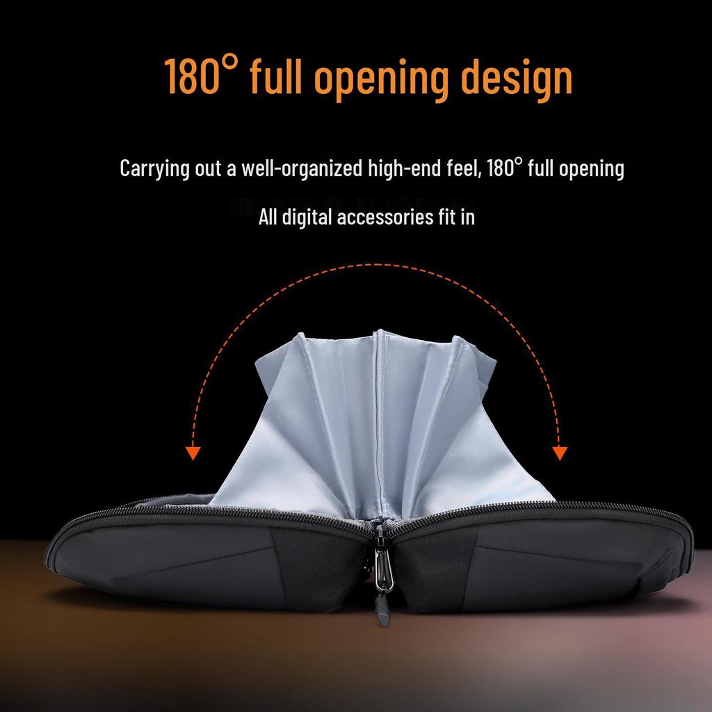 Volcano Waterproof Travel Storage Bag: Portable Digital Organizer & Cable Protector