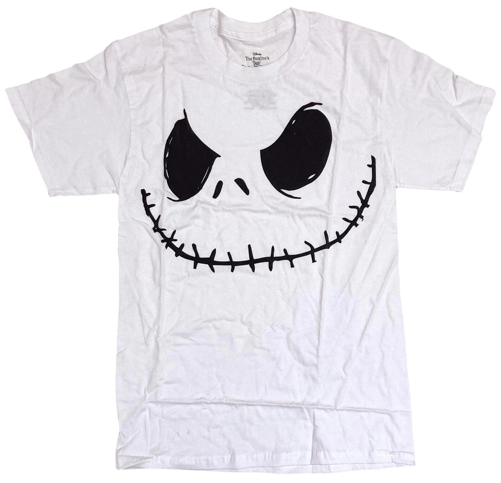 Disney Nightmare Before Christmas (NBC) Smilin Jack White Men s T-Shirt New XXL