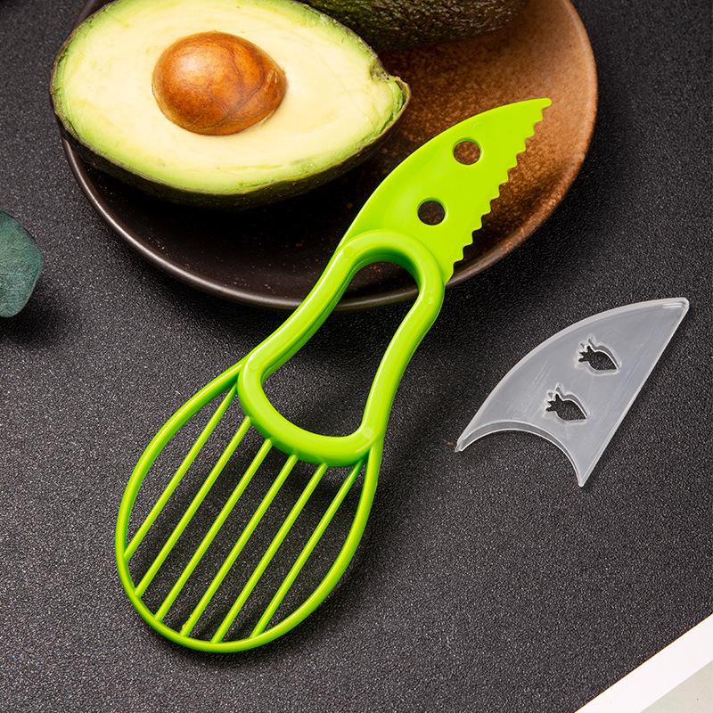 Avocado knife fruit cutting tool Stainless steel plastic cutter special core slicing and peeling tool