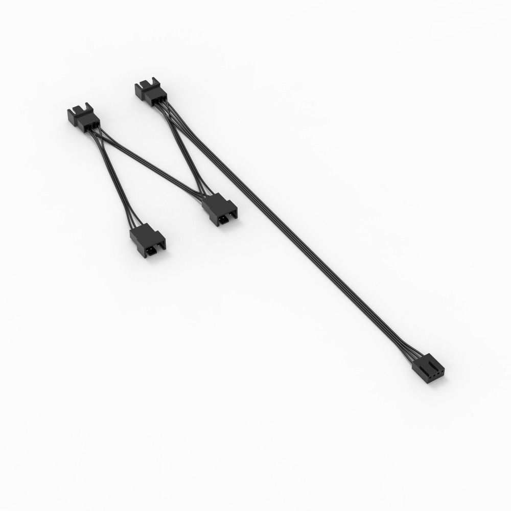 Multi-fan PWM Fan Splitter Cable 4Pin PWM Connector Practical Fan Extension Cable Computer Case