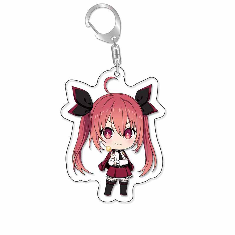 Date A Live Кё Аниме Аромат Двусторонний Акриловый Подвеска Брелок 5cm