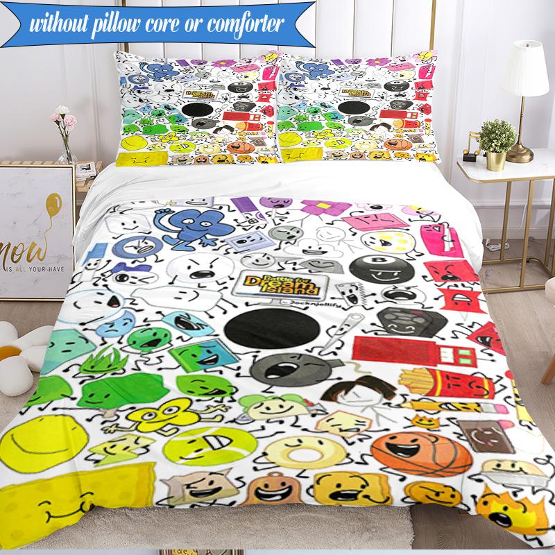 Colorful Dream Island Collage 3pcs K-pop Music Group Bedding set,Ideal for Bedroom, Dormitory,Including Duvet Cover And 2pcs Pillowcases,Fan Gifts