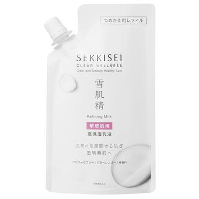 Sekkisei Clear Wellness (for Sensitive Skin) Refining Milk SS (Refill) High Moisturizing Emulsion for Pores 120mL