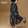 Si Baishe Women's New Chinese Style Wide-Leg Casual Pants