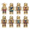 Movie Action Gold Mini Figures With Motorcycle Building Blocks Toys Bricks Model Boys Kids Christmas Gifts