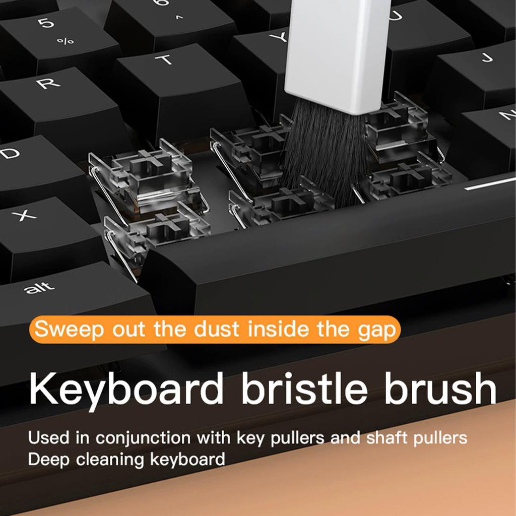 Multifunctional computer keyboard cleaning kit Bluetooth headset cleaning pen Mobile phone screen dust removal brush
