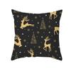 Nordic Christmas Pillow Cover Simple Printed Lines Elk Series Sofa Office Pillow Cushion Cover