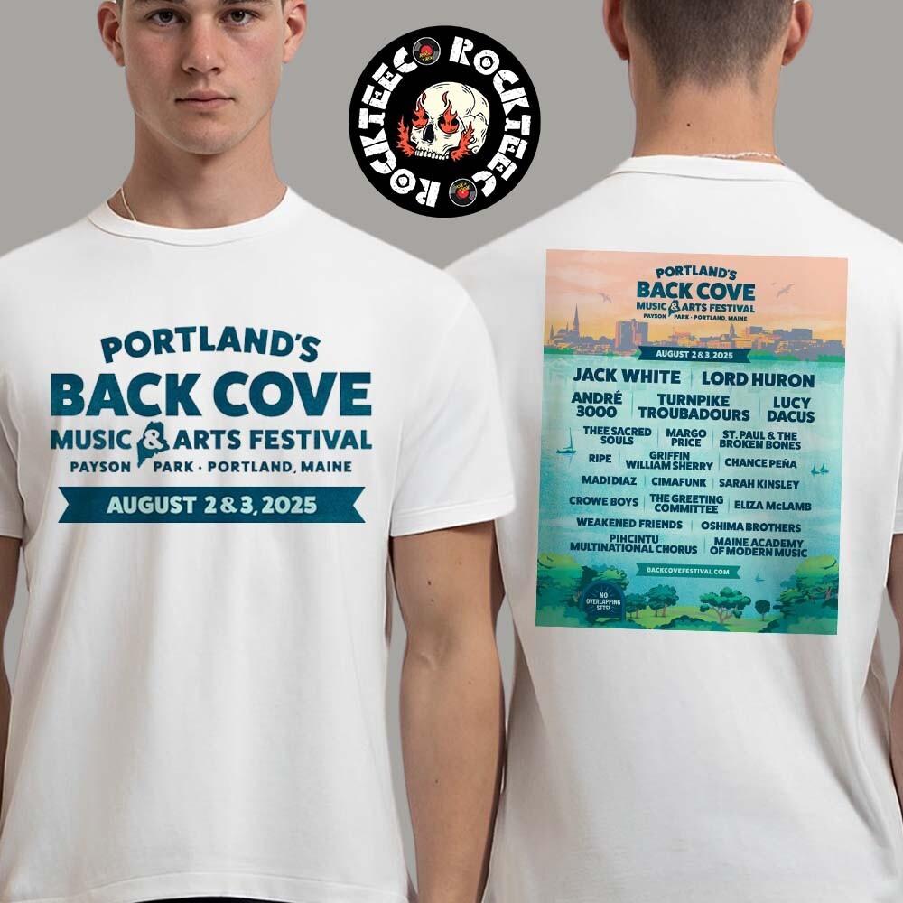Portland’s Back Cove Music And Arts Festival 2025  On August 2-3 2025 T-Shirt Unisex T-Shirt M